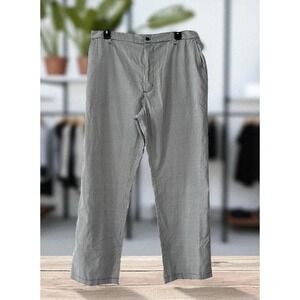 Chef Code Elastic‎ Houndstooth Cook Pants Pockets Black White Sz XL 44x34 46x34